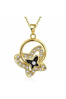 Tiaria Necklace LKN18KRGPN906-A Aksesoris Kalung Lapis Emas