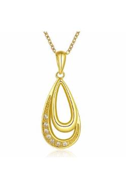 Tiaria Necklace LKN18KRGPN815-B Aksesoris Kalung Lapis Emas