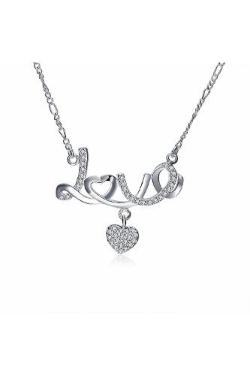 Tiaria Necklace LKNSPCN309 Aksesoris Kalung Lapis Silver