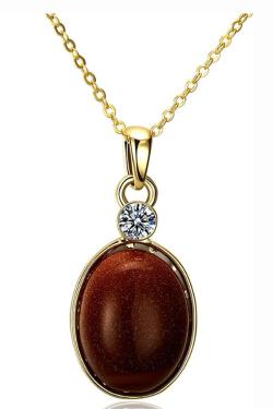 Tiaria Necklace AKN066 Aksesoris Kalung Lapis Emas
