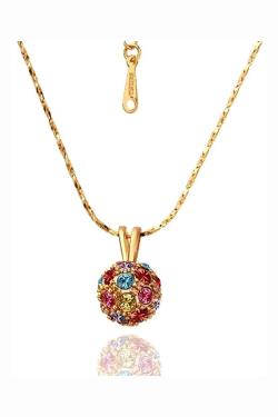 Tiaria Necklace LKN18KRGPN019 Aksesoris Kalung Lapis Emas