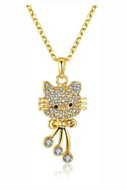 Tiaria Necklace LKN18KRGPN590 Aksesoris Kalung Lapis Emas
