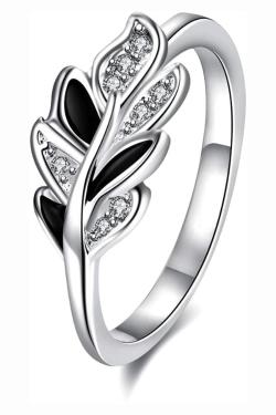 Tiaria Ring SPR052-8 Aksesoris Cincin Lapis Silver