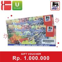 Voucher Shopping SUPER INDO Rp 1.000.000,-