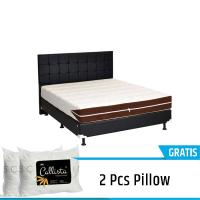 Ladova Ibiza Springbed HB Sydney Full Set 180x200x23cm - Gratis Kirim JABODETABEK