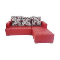 Simpati Sofa Fortuna L Lotus Merah - Gratis Kirim Jabodetabek