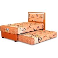 Guhdo 2in1 Happy Kids Creative Orange 90x200cm - Gratis Kirim Jabodetabek