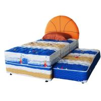 Quantum 2in1 Kids Basket Ball Full Set 90x200cm - Gratis Kirim Jabodetabek