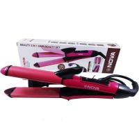 Nova NHC 2009 Catok Rambut Beauty 2 In 1 Hair Set