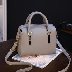 New Fabulous Metal Alloy Ladies Handbag - Gray