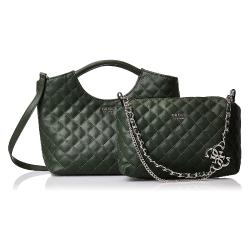 Guess Miriam 2-In-1 Quilted Tote Small - Green