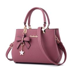 Danbaoly Elegant and Romance Handbag - Dark Pink