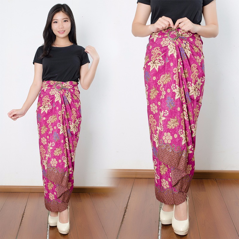 Sb Collection Celana  Kulot  Rok Duo Roses Long Pant Merah 