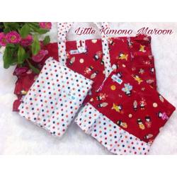 Funkids Little Kimono Maroon Mukena Anak Size L