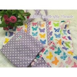 Funkids Little Butterfly Purple Mukena Anak Size M
