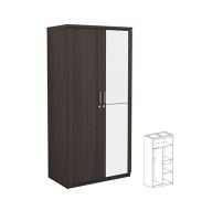 Prissilia Lemari Pakaian Sagitarius Wardrobe - Coklat - Gratis Kirim JABODETABEK