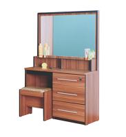 Prissilia Meja Rias Diamond Dressing Table - Coklat - Gratis Kirim JABODETABEK