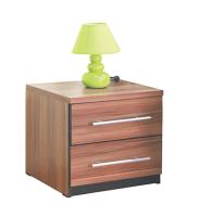 Prissilia Meja Tempat Tidur Diamond Night Stand - Coklat - Gratis Kirim JABODETABEK