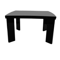 Prissilia - ZigZag Table High Gloss Black - Gratis Kirim JABODETABEK