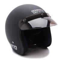 WTO Helmet Retro Bogo Pet CLS1 Hitam Doff L