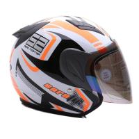 MSR Helmet Javelin Aerotic EH-MSRJAVAERXLPHO - Putih Hitam Oren-XL