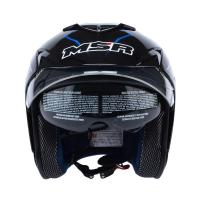 MSR Helmet Impressive Protect Double Visor EH-MSRPRODOULHB - Hitam Biru-L