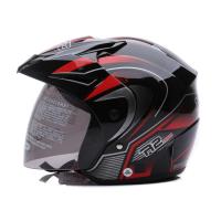 WTO Helmet Z1R PET R2 Rider EH-WTORIDERLHM - Hitam Merah-L