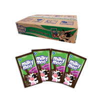 Milky Moo Pouch 65 ml Cokelat Swiss isi 60 Pouch