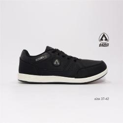 Aerostreet Size 37 Reckoner Hitam Putih - Sepatu Sneakers Casual Sekolah