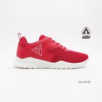 Aerostreet Size 40 Delta Merah Putih - Sepatu Sneakers Sport Pria Wanita