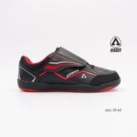 Aerostreet Size 41 Gowes Hitam Merah -Sepatu Sport Pria Wanita