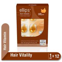 Ellips Hair Vitamin Moroccan Oil Hair Vitality Twin Pack 2 x 6 x 1 ml