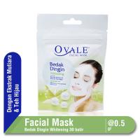 Ovale Bedak Dingin Whitening Teh Hijau Pouch 30 butir @0.5 gr