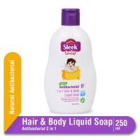 Sleek Baby Antibacterial 2in1 Hair & Body Liquid 250 mL