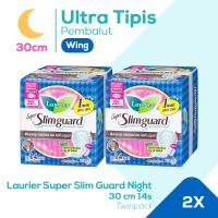 Laurier Super Slimguard Night 30cm 14S Twinpack