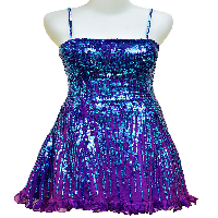 Sunday Mini Dress BG Haute-Scala 46854 Violet Size 6