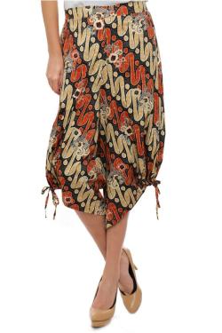 Lucky Sunday Pants with Side Strings-BB16.038 Dark Orange All Size