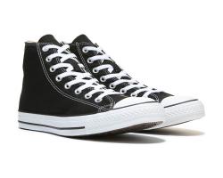 Sepatu Converse All Star Boots Pria Wanita Tinggi Hitam - 42