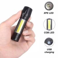 Senter SWAT Mini Zoom UX3 Rechargeable USB - Super Terang Buy 1 get 1