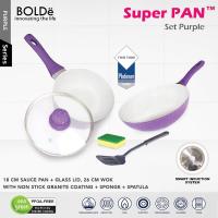 Super Pan Set Purple Granite Series - 5pcs