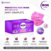 Iron Protective Mask 3Ply isi 50 - Pink