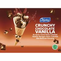 JOYDAY Ice Cream Crunchy Chocolate Vanilla (1 karton = 16 pcs)
