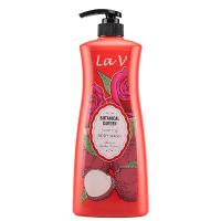 LA V Botanical Garden Soothing Body Wash Rose & Lychee Extract