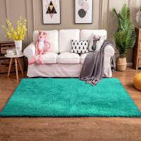 karpet bulu rasfur uk 150x100x3.5cm warna tosca
