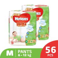 Huggies Gold Pants Popok Celana M 56 2 Pack