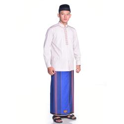Sarung ATLAS Premium 750 Original Gerimis Biru