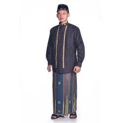 Sarung ATLAS Premium 790 Songket Special Hijau Kuning