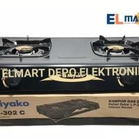 ELMART Kompor Gas Miyako 2 tungku KG 302C - KG302C
