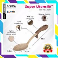 ELMART Sendok Masak Sutil BOLDe Super Utensile Cooking Spoon Granite Series