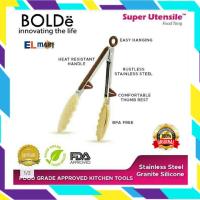 ELMART BOLDe Super Utensile Food Tong - Penjepit Capitan Makanan Tahan Panas
